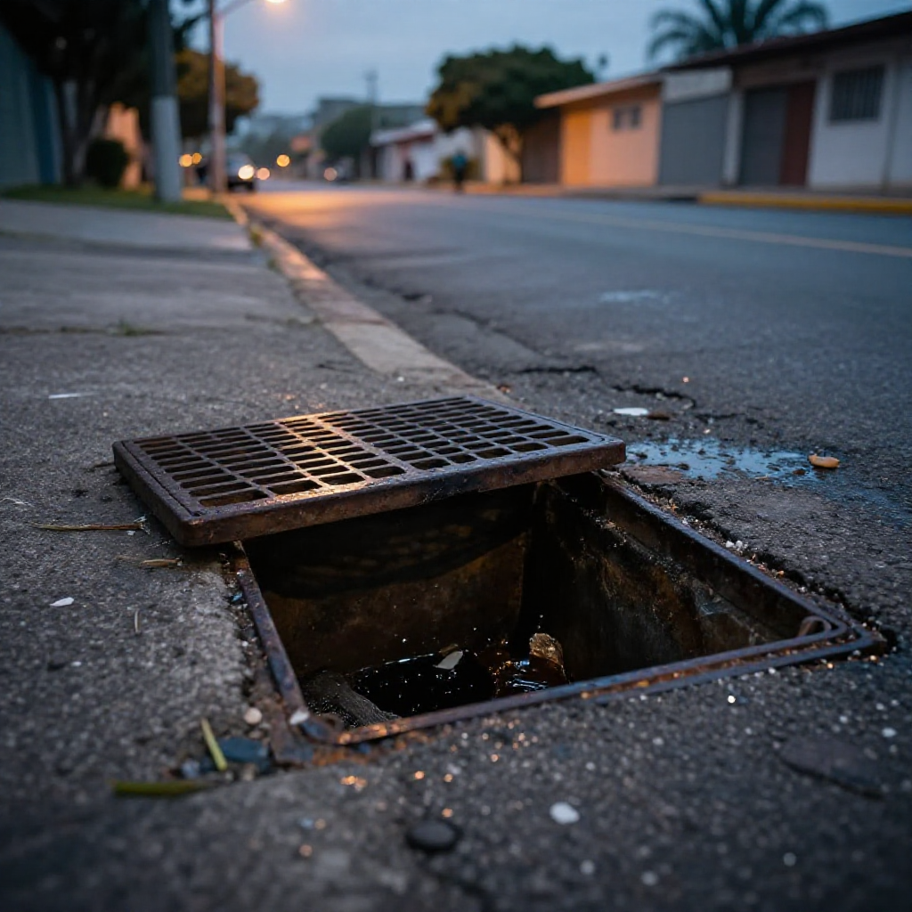 Jumapam reporta 50 tapas de drenaje faltantes en Mazatlán; las roban para venderlas